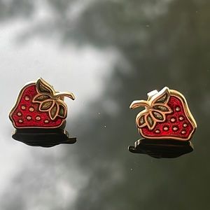 Strawberry Earring Pair